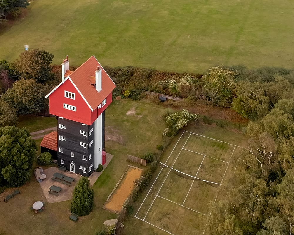 Aerial photography - House in the Clouds, Thorpeness, Suffolk